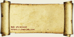 Hana Mančić vizit kartica